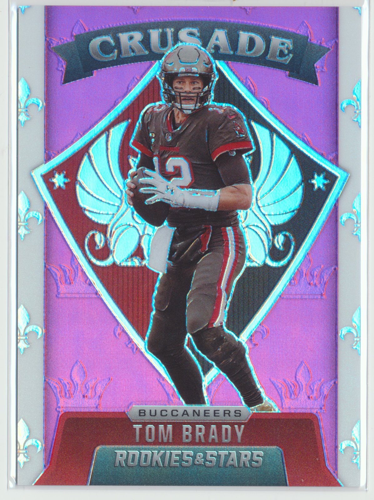 Tom Brady /75 outlet 2022 Panini Rookies and Stars Airborne Pink Prizm Insert #AI-7